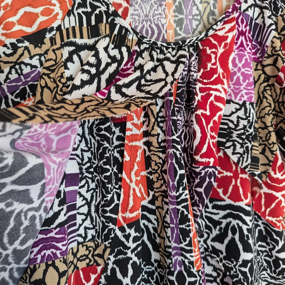 Elementz Colorful Patterned Top Size XL - Picture 2 of 3